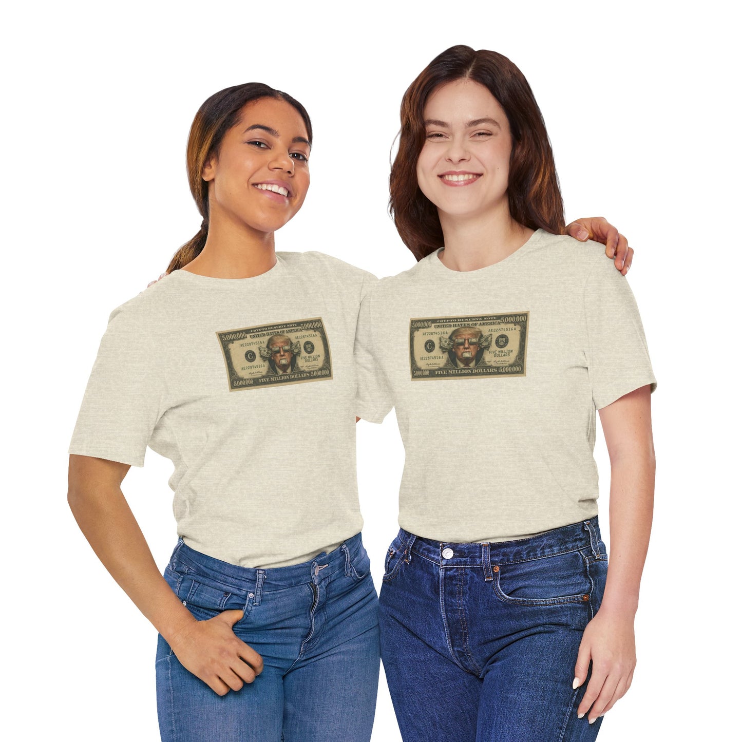 $5M Dollar Bill Tee - Unisex Jersey Short Sleeve Shirt