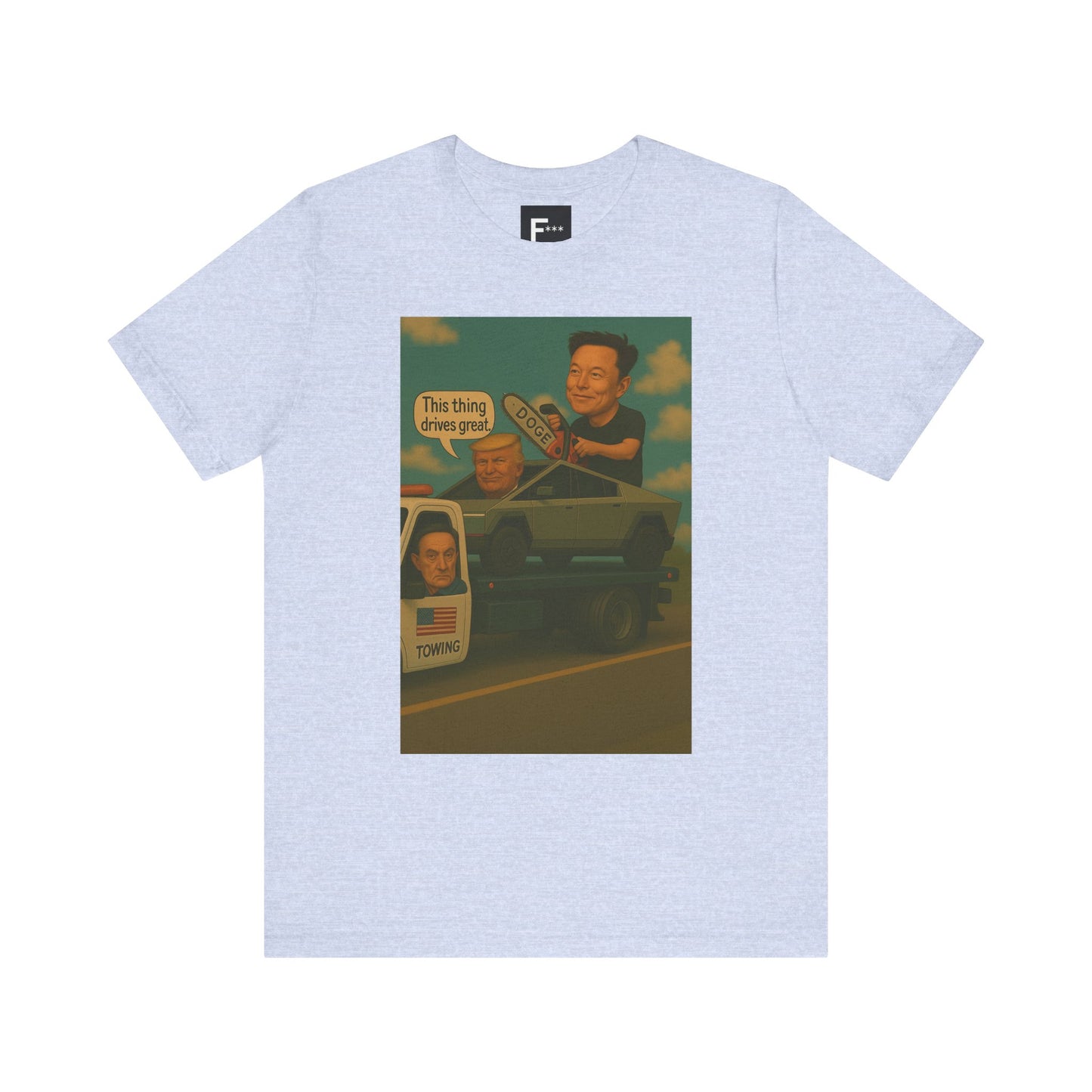 CyberTroll: The Doge, the Deal, and the Tow - Unisex Tee - Casual Style