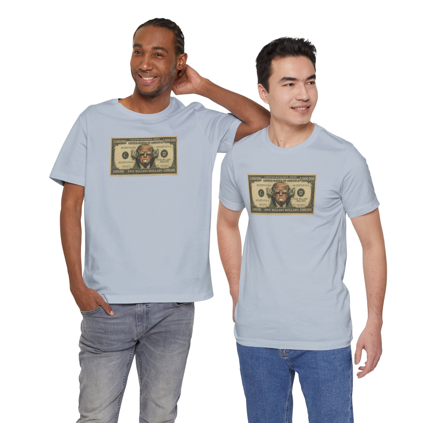 $5M Dollar Bill Tee - Unisex Jersey Short Sleeve Shirt