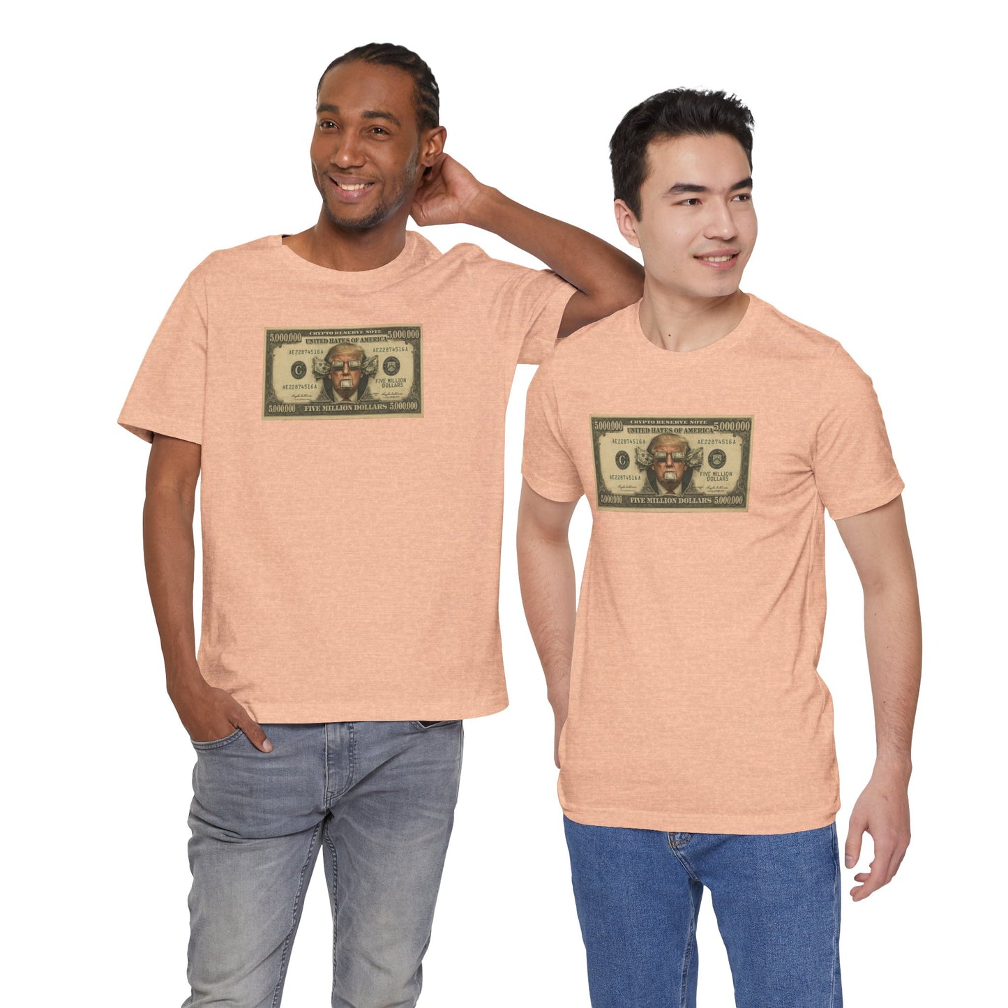 $5M Dollar Bill Tee - Unisex Jersey Short Sleeve Shirt