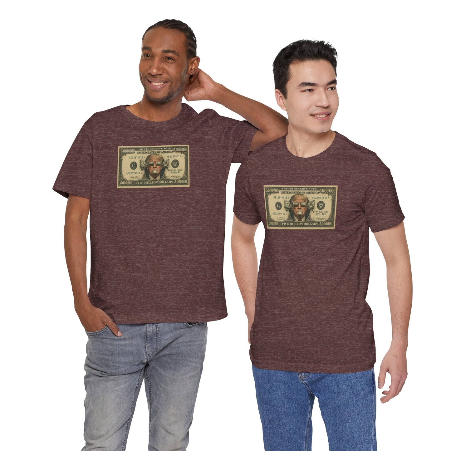 $5M Dollar Bill Tee - Unisex Jersey Short Sleeve Shirt