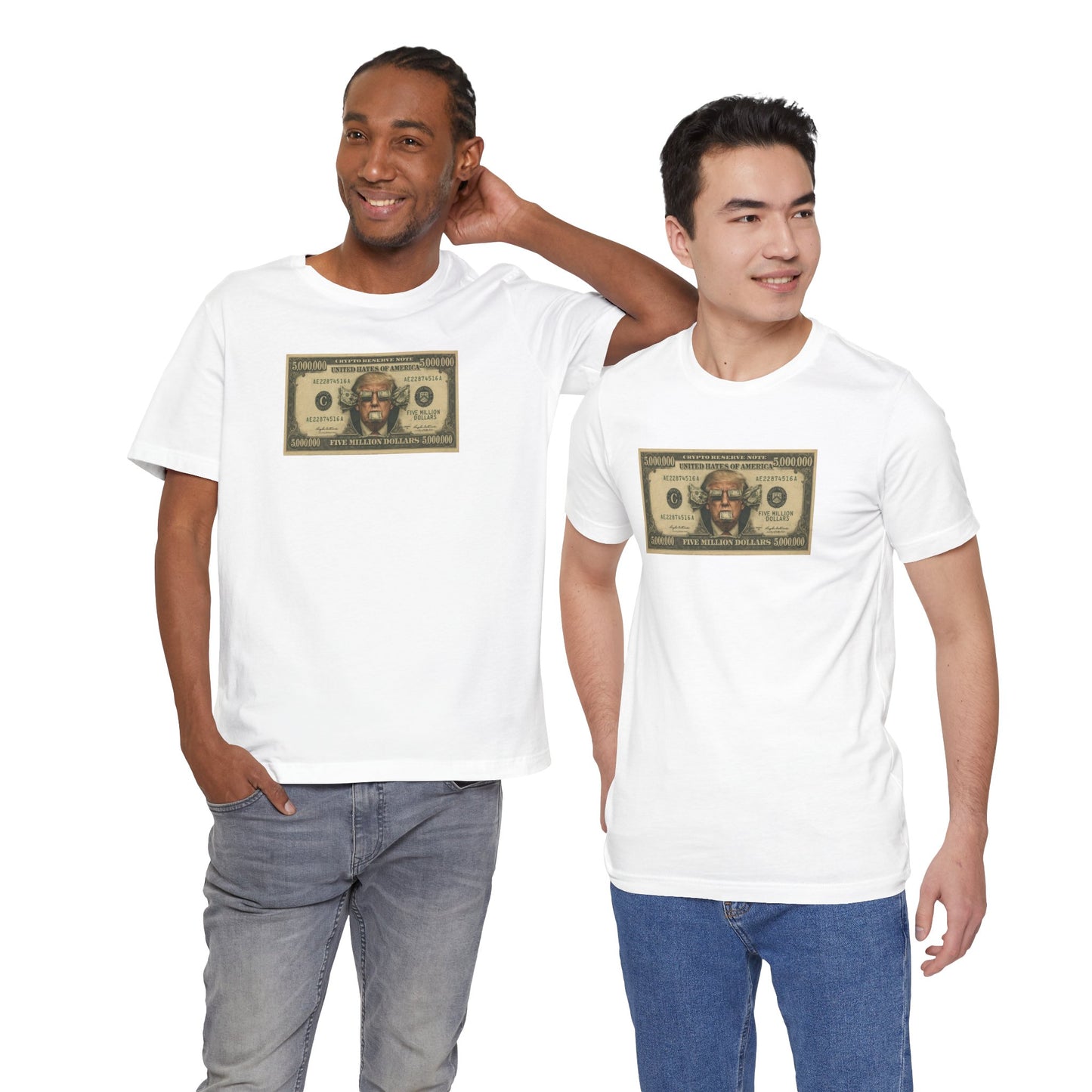 $5M Dollar Bill Tee - Unisex Jersey Short Sleeve Shirt