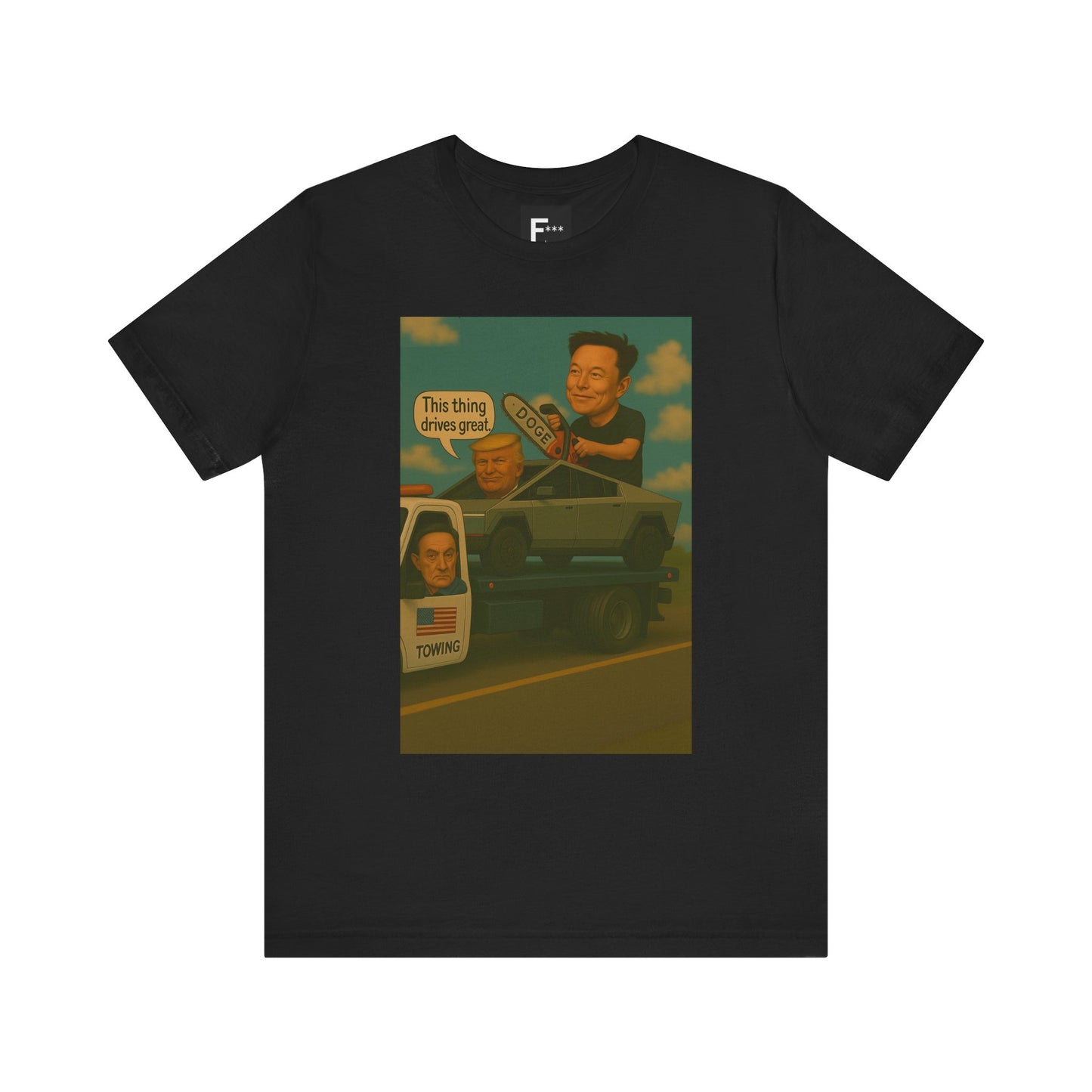 CyberTroll: The Doge, the Deal, and the Tow - Unisex Tee - Casual Style