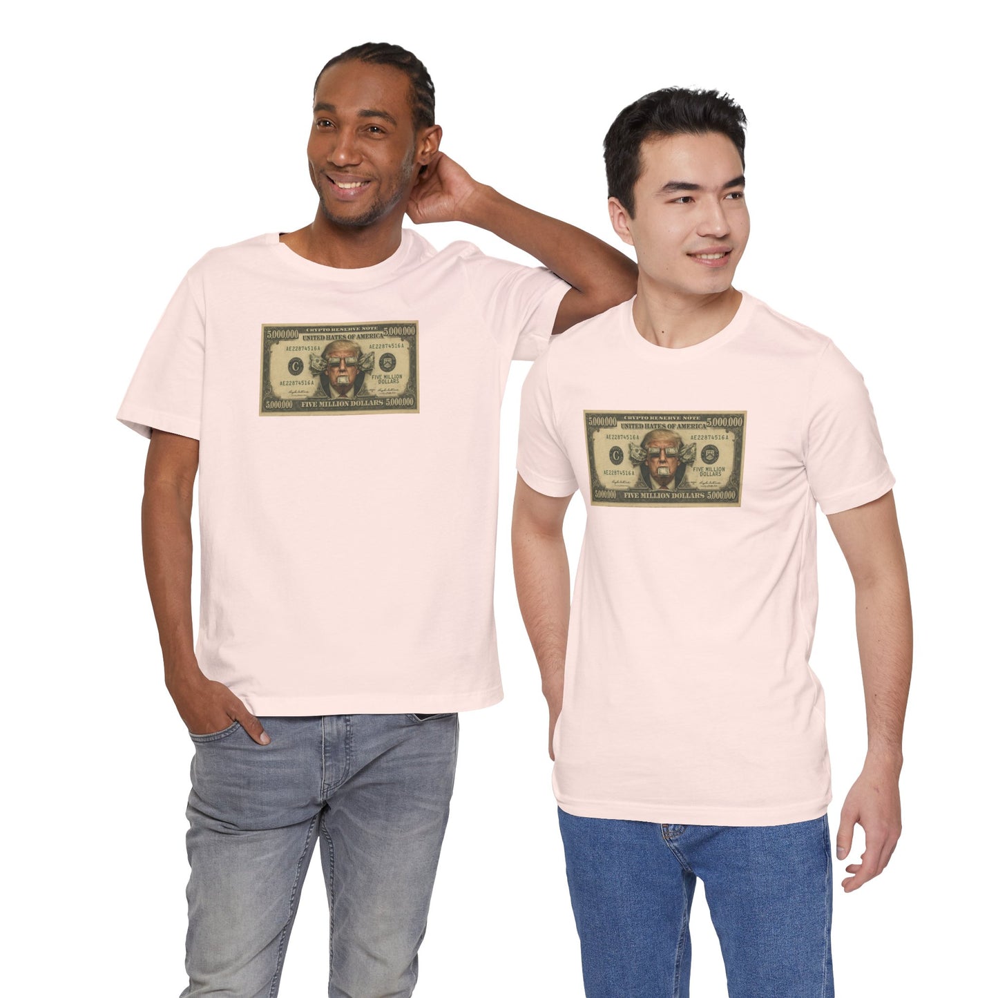 $5M Dollar Bill Tee - Unisex Jersey Short Sleeve Shirt