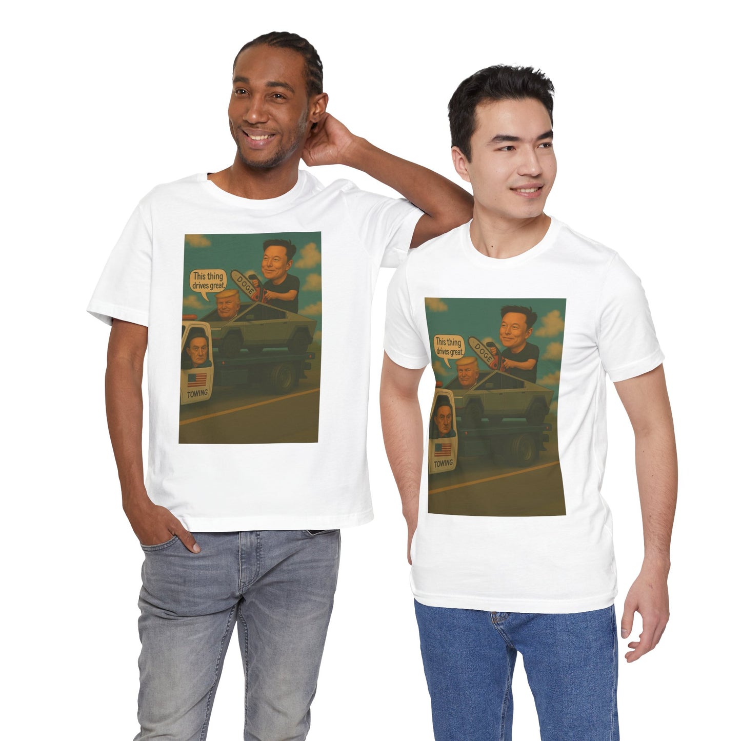 CyberTroll: The Doge, the Deal, and the Tow - Unisex Tee - Casual Style