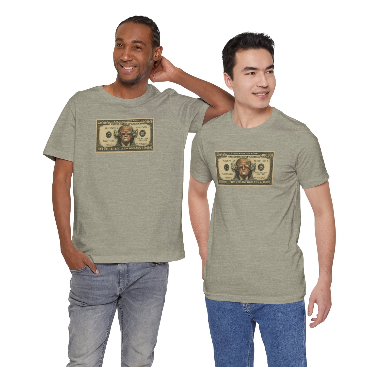 $5M Dollar Bill Tee - Unisex Jersey Short Sleeve Shirt