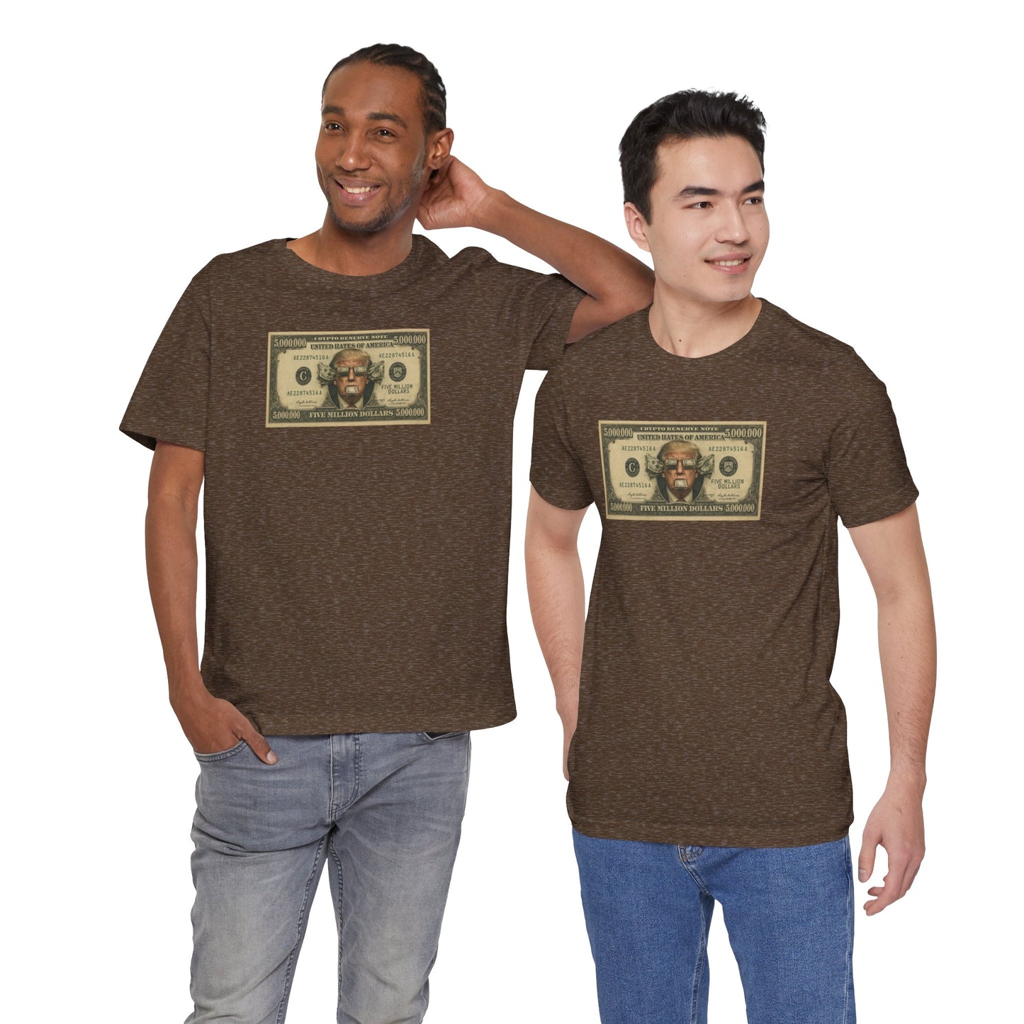 $5M Dollar Bill Tee - Unisex Jersey Short Sleeve Shirt