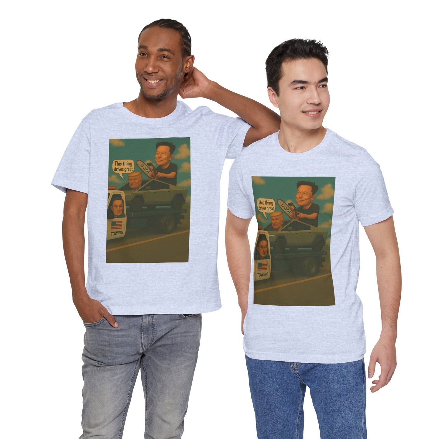 CyberTroll: The Doge, the Deal, and the Tow - Unisex Tee - Casual Style
